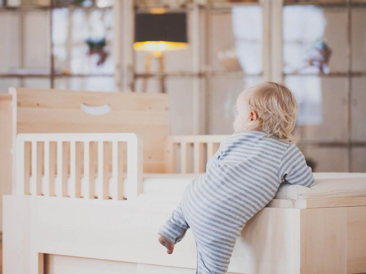 Zirbenbett für Kinder Kajüte
