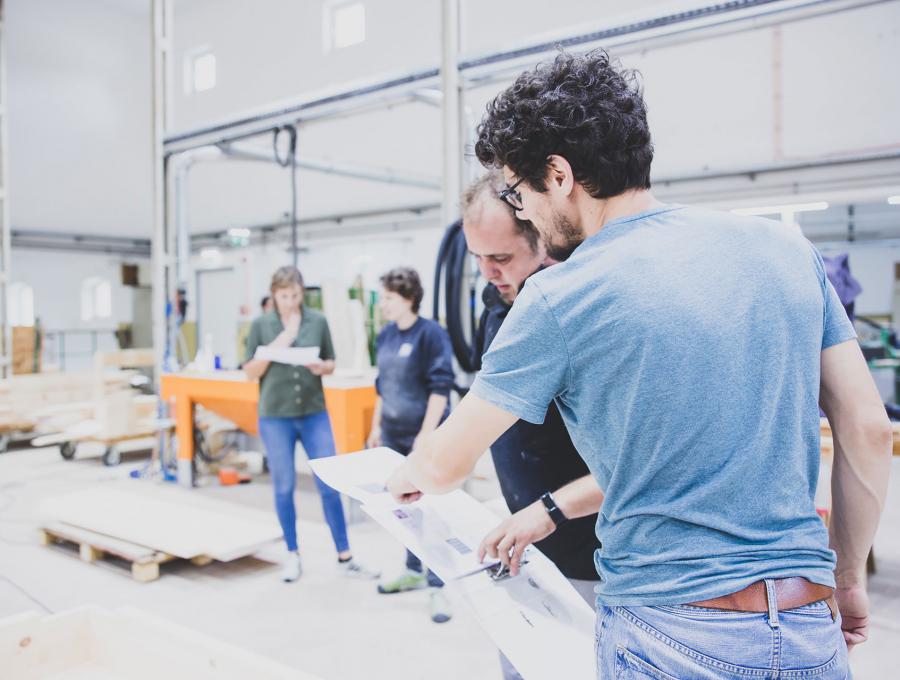 Werkstatt in der Køje