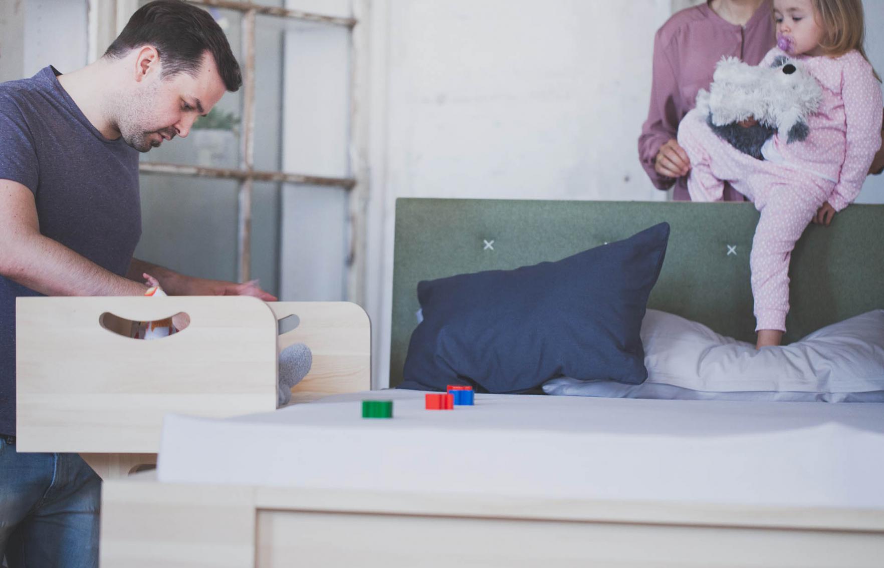 Die Koje Ansteckbett aus Zirbe